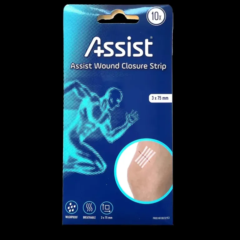 Assist Wound Closure Strips 3 x7,5 mm, remsor - Första Hjälpen - Assist Wound Closure Strips 3 x7,5 mm, remsor