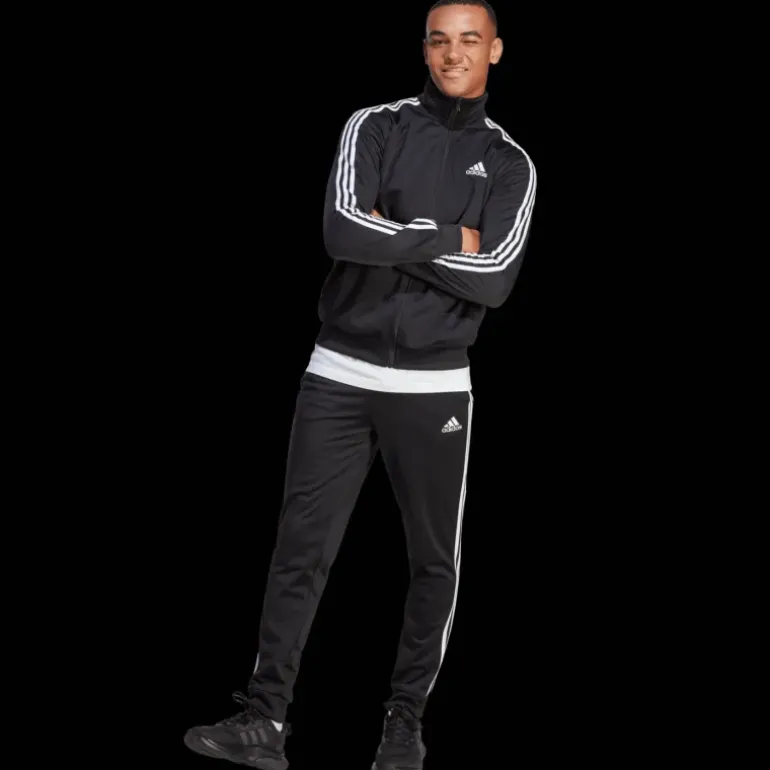 Basic 3-Stripes Tricot Tracksuit, joggingdress, herr - Fritidsbyxor - Basic 3-Stripes Tricot Tracksuit, joggingdress, herr