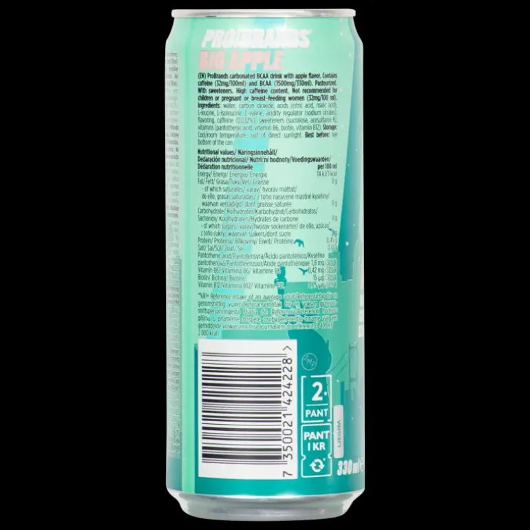 Bcaa Drink Big Apple 330Ml, kosttillskott - Sportdryck - Bcaa Drink Big Apple 330Ml, kosttillskott