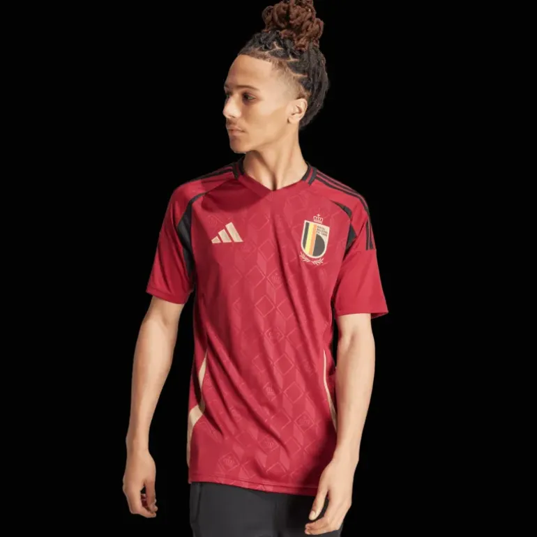 Belgium Home Jersey / EURO24, fotbollsdräkt, herr - Landslag - Belgium Home Jersey / EURO24, fotbollsdräkt, herr