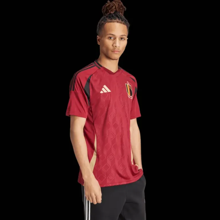 Belgium Home Jersey / EURO24, fotbollsdräkt, herr - Landslag - Belgium Home Jersey / EURO24, fotbollsdräkt, herr