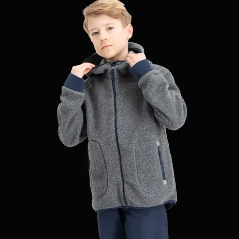 Branas Teddy Fleece Jacket, fleecejacka junior - Fleecetröjor - Branas Teddy Fleece Jacket, fleecejacka junior