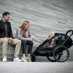 Breeze double (incl bicycle arm & stroller wheel), cykelvagn, barnvagn, joggingvagn - Vagnar - Breeze double (incl bicycle arm & stroller wheel), cykelvagn, barnvagn, joggingvagn