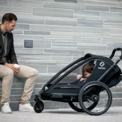 Breeze double (incl bicycle arm & stroller wheel), cykelvagn, barnvagn, joggingvagn - Vagnar - Breeze double (incl bicycle arm & stroller wheel), cykelvagn, barnvagn, joggingvagn