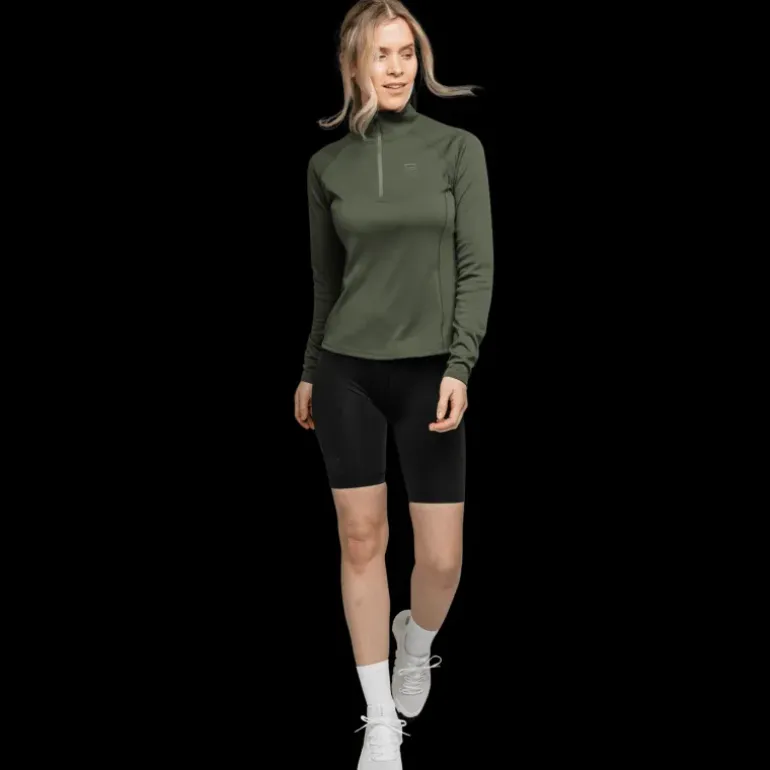 Brushed Halfzip, träningströja, dam - Träningströjor - Brushed Halfzip, träningströja, dam
