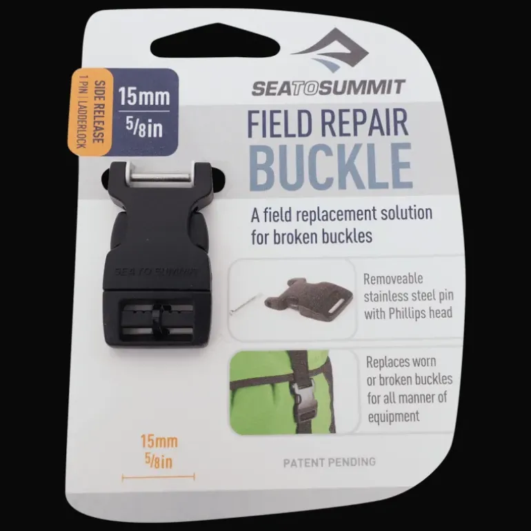 Buckle 15Mm Side Release 1 Pin Black, reservclips - Diverse Vandringsutrustning - Buckle 15Mm Side Release 1 Pin Black, reservclips