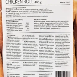 Chicken Rolls 12,5 Cm, 400 g, tuggpinnar - Mat & Matskålar - Chicken Rolls 12,5 Cm, 400 g, tuggpinnar