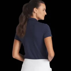 Cloudspun Piped Short-Sleeve Polo, pikétröja, golf, dam - Golfpikeer - Cloudspun Piped Short-Sleeve Polo, pikétröja, golf, dam