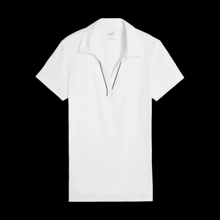 Cloudspun Piped Short-Sleeve Polo, pikétröja, golf, dam - Golfpikeer - Cloudspun Piped Short-Sleeve Polo, pikétröja, golf, dam