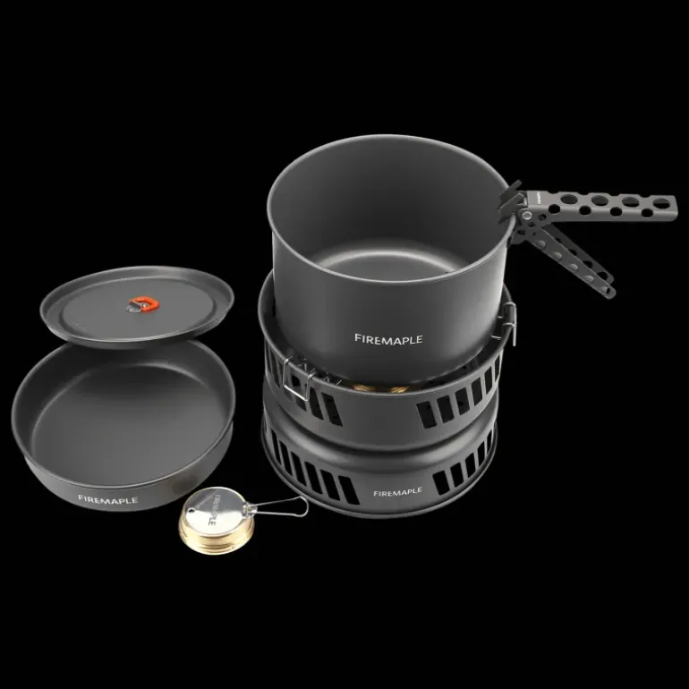Cooking Kit W/Alchol Burner, stormkök med spritbrännare - Stormkök & Brännare - Cooking Kit W/Alchol Burner, stormkök med spritbrännare