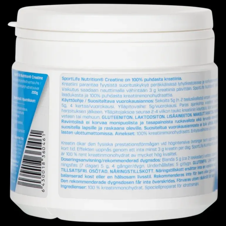 Creatine 200 g, kreatinmonohydratpulver - Gainer - Creatine 200 g, kreatinmonohydratpulver