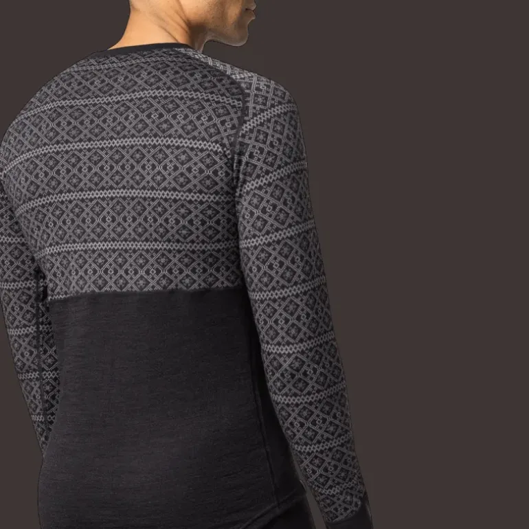 Dalen 2-layer Wool Roundneck, ulltröja, herr - Överdelar Ull Herr - Dalen 2-layer Wool Roundneck, ulltröja, herr