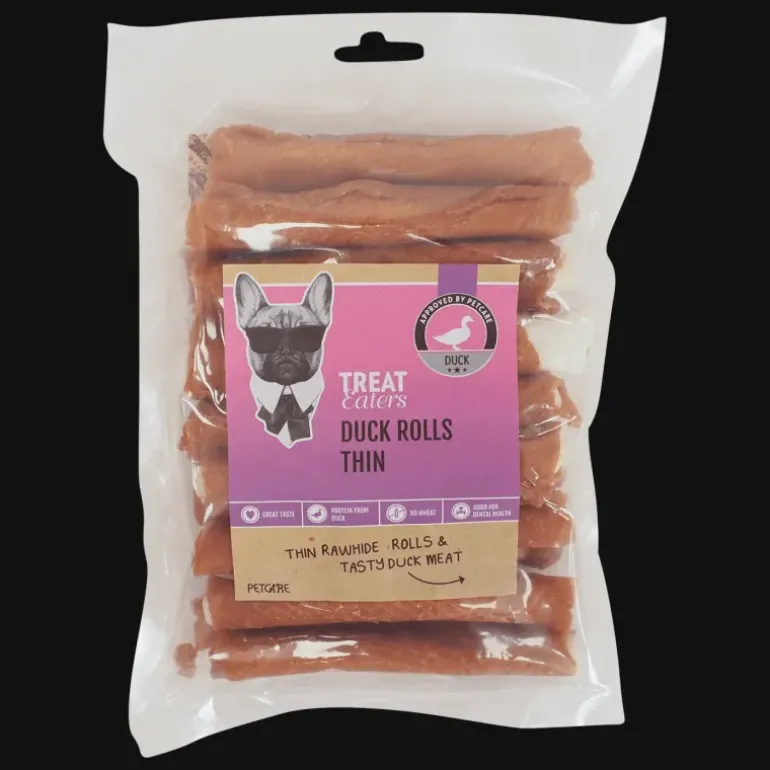 Duck rolls 400 g, tuggpinne till hund - Mat & Matskålar - Duck rolls 400 g, tuggpinne till hund