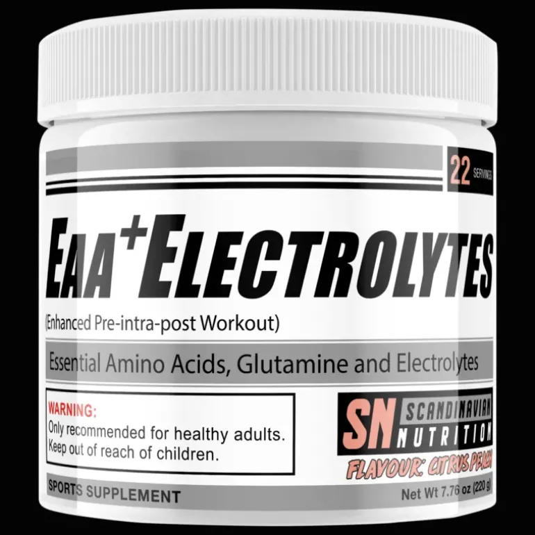 EAA + Electrolytes (Citrus Peach (220g), sportdryck - Aminosyror - EAA + Electrolytes (Citrus Peach (220g), sportdryck