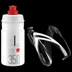 Elite jr bottle + cage clear combo, cykeltillbehör - Flaskhållare & Cykelflaskor - Elite jr bottle + cage clear combo, cykeltillbehör