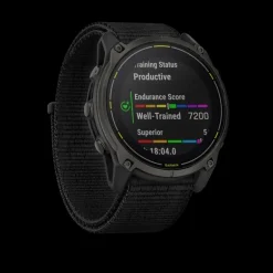 Enduro 3 – 51 mm, Solar, Sapphire, Carbon Gray DLC Ti, ultrafit Nylon Strap, smartklocka, unisex - Pulsklocka - Enduro 3 – 51 mm, Solar, Sapphire, Carbon Gray DLC Ti, ultrafit Nylon Strap, smartklocka, unisex