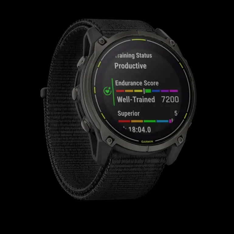 Enduro 3 – 51 mm, Solar, Sapphire, Carbon Gray DLC Ti, ultrafit Nylon Strap, smartklocka, unisex - Pulsklocka - Enduro 3 – 51 mm, Solar, Sapphire, Carbon Gray DLC Ti, ultrafit Nylon Strap, smartklocka, unisex