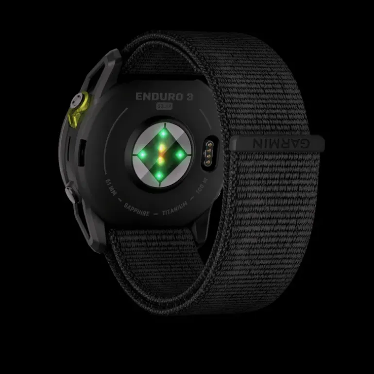 Enduro 3 – 51 mm, Solar, Sapphire, Carbon Gray DLC Ti, ultrafit Nylon Strap, smartklocka, unisex - Pulsklocka - Enduro 3 – 51 mm, Solar, Sapphire, Carbon Gray DLC Ti, ultrafit Nylon Strap, smartklocka, unisex
