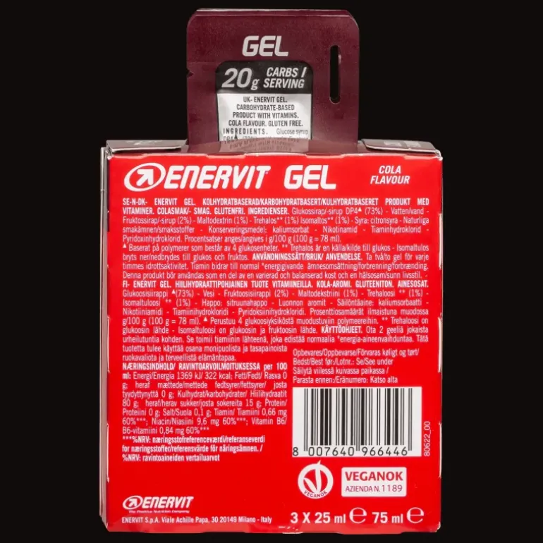 E.sport Gel 3-pack Cola 3x25ml, gel - Gels - E.sport Gel 3-pack Cola 3x25ml, gel