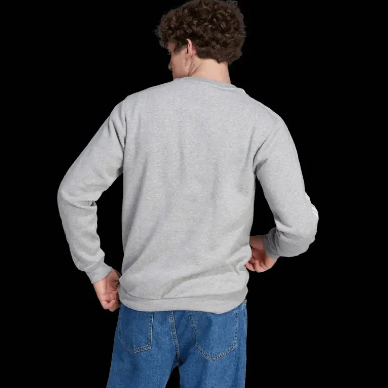Essentials Fleece 3-Stripes Sweatshirt, collegetröja, herr - Hoodtröjor - Essentials Fleece 3-Stripes Sweatshirt, collegetröja, herr