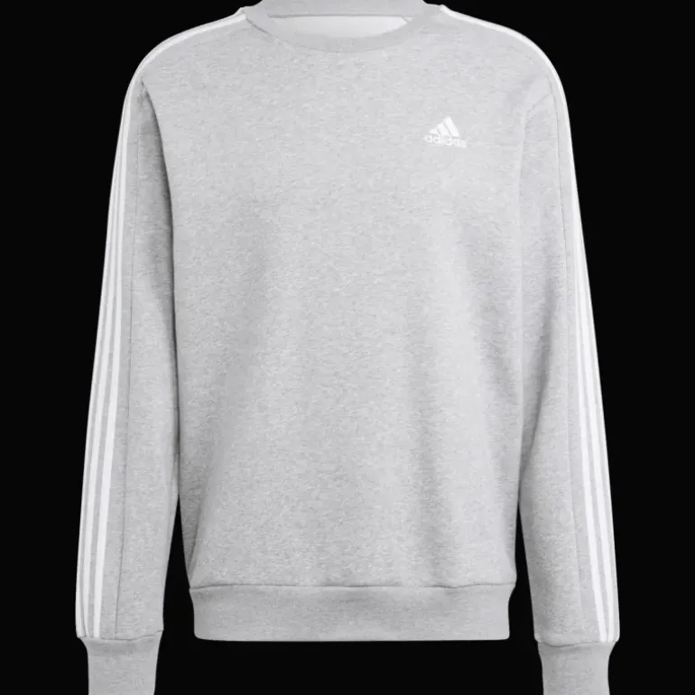 Essentials Fleece 3-Stripes Sweatshirt, collegetröja, herr - Hoodtröjor - Essentials Fleece 3-Stripes Sweatshirt, collegetröja, herr