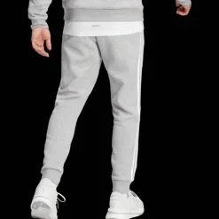 Essentials Fleece 3-Stripes Tapered Cuff Joggers, joggingbyxor, herr - Fritidsbyxor - Essentials Fleece 3-Stripes Tapered Cuff Joggers, joggingbyxor, herr