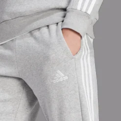 Essentials Fleece 3-Stripes Tapered Cuff Joggers, joggingbyxor, herr - Fritidsbyxor - Essentials Fleece 3-Stripes Tapered Cuff Joggers, joggingbyxor, herr