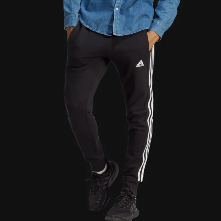 Essentials French Terry 3-Stripes Pant, joggingbyxor, herr - Fritidsbyxor - Essentials French Terry 3-Stripes Pant, joggingbyxor, herr