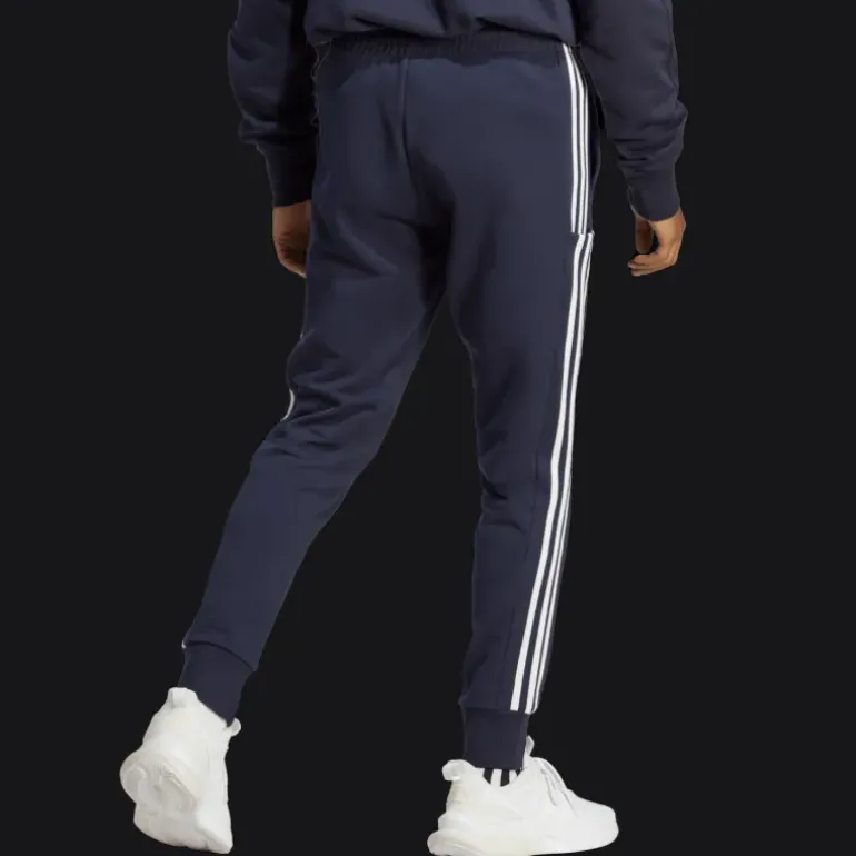 Essentials French Terry Tapered Cuff 3-Stripes Joggers, joggingbyxor, herr - T-Shirts & Pikéer - Essentials French Terry Tapered Cuff 3-Stripes Joggers, joggingbyxor, herr