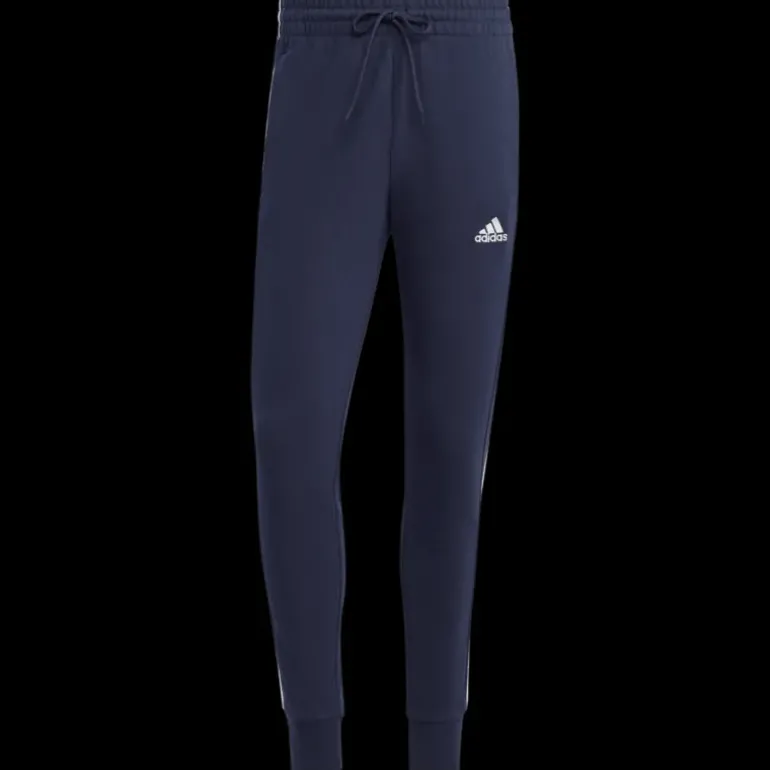 Essentials French Terry Tapered Cuff 3-Stripes Joggers, joggingbyxor, herr - T-Shirts & Pikéer - Essentials French Terry Tapered Cuff 3-Stripes Joggers, joggingbyxor, herr
