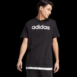 Essential Single Jersey Linear Embroided Logo T-Shirt, t-shirt herr - Fritids-T-Shirt - Essential Single Jersey Linear Embroided Logo T-Shirt, t-shirt herr