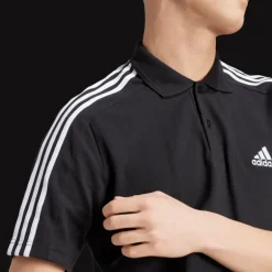 Essentials Piqué Emroidered Small Logo 3-Stripes, pikétröja, herr - T-Shirts & Pikéer - Essentials Piqué Emroidered Small Logo 3-Stripes, pikétröja, herr