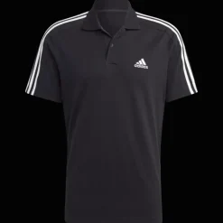 Essentials Piqué Emroidered Small Logo 3-Stripes, pikétröja, herr - T-Shirts & Pikéer - Essentials Piqué Emroidered Small Logo 3-Stripes, pikétröja, herr