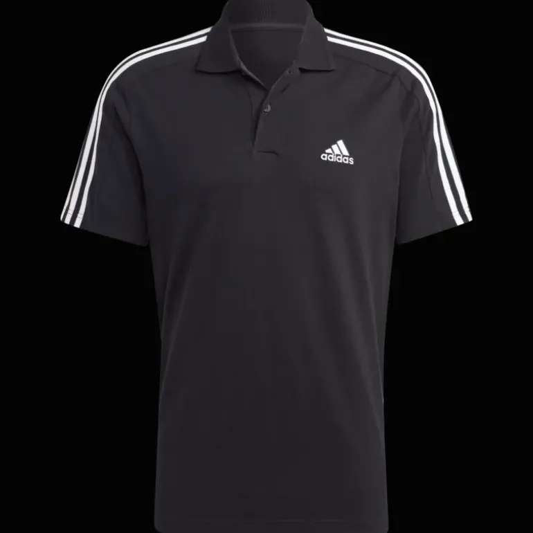 Essentials Piqué Emroidered Small Logo 3-Stripes, pikétröja, herr - T-Shirts & Pikéer - Essentials Piqué Emroidered Small Logo 3-Stripes, pikétröja, herr