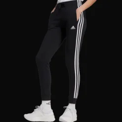 Essentials 3-Stripes Fleece Joggers, joggingbyxa dam - Fritidsbyxor - Essentials 3-Stripes Fleece Joggers, joggingbyxa dam