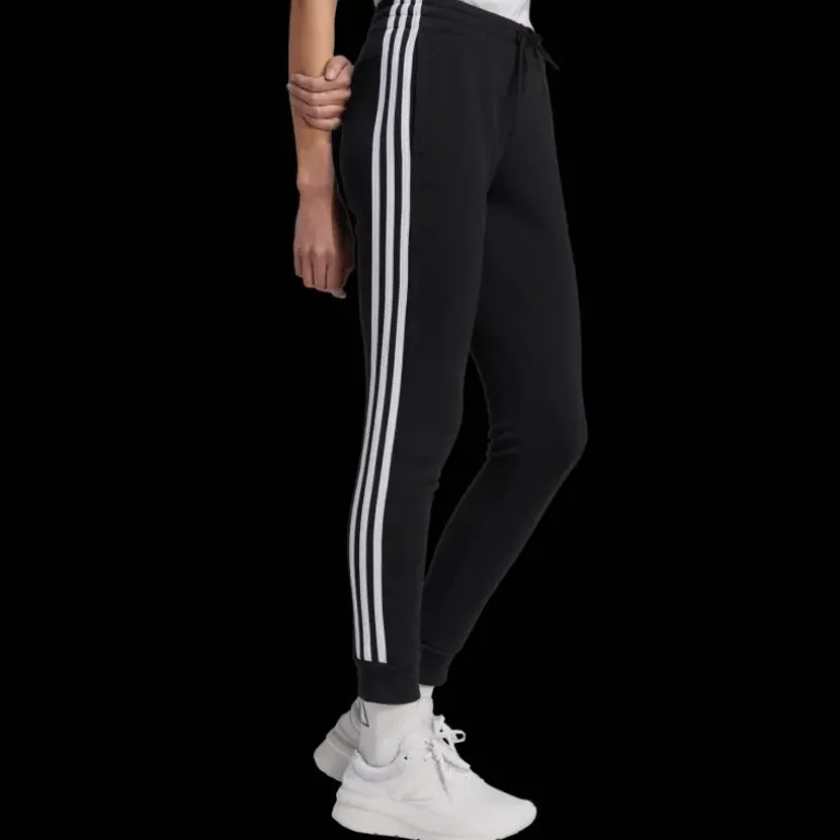 Essentials 3-Stripes Fleece Joggers, joggingbyxa dam - Fritidsbyxor - Essentials 3-Stripes Fleece Joggers, joggingbyxa dam