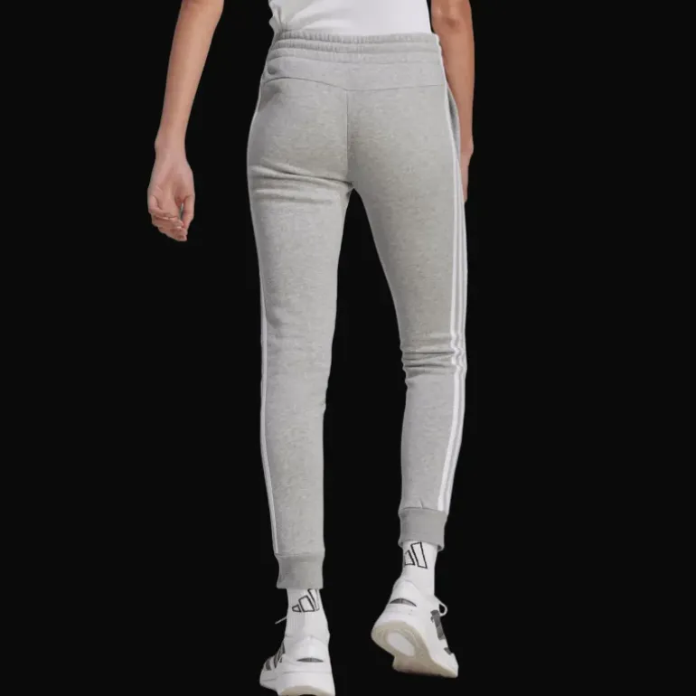 Essentials 3-Stripes Fleece Joggers, joggingbyxa dam - Fritidsbyxor - Essentials 3-Stripes Fleece Joggers, joggingbyxa dam