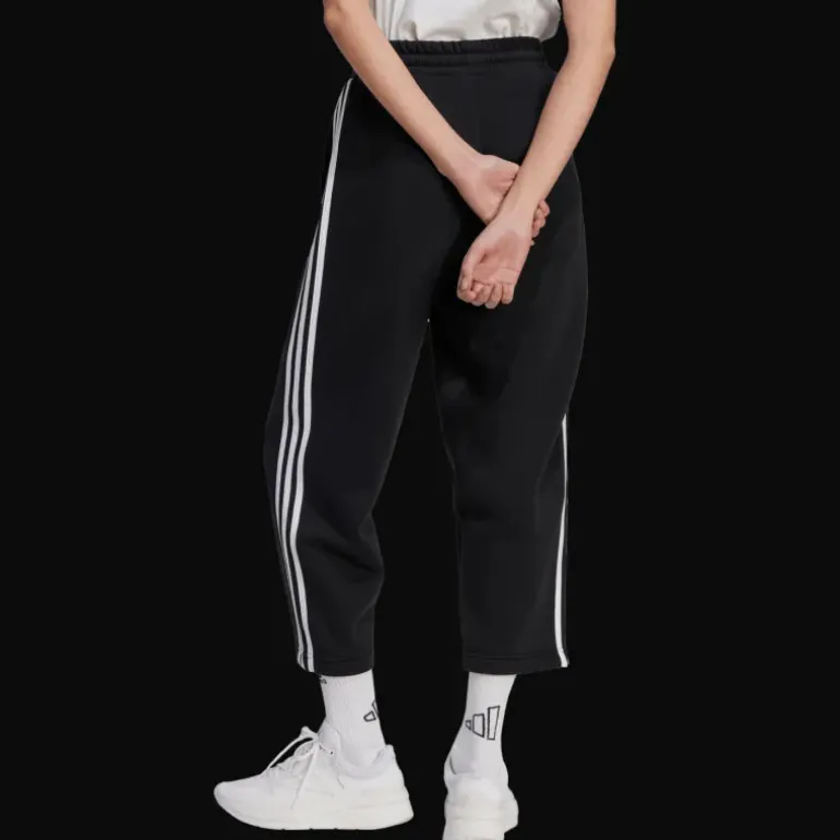 Essentials 3-Stripes Open Hem Fleece Joggers, joggingbyxor, dam - Fritidsbyxor - Essentials 3-Stripes Open Hem Fleece Joggers, joggingbyxor, dam