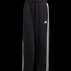 Essentials 3-Stripes Open Hem Fleece Joggers, joggingbyxor, dam - Fritidsbyxor - Essentials 3-Stripes Open Hem Fleece Joggers, joggingbyxor, dam
