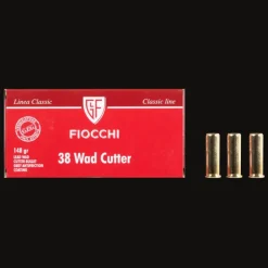 Fiocchi 38 148 grs LWC, pistolammunition - Pistol & Revolver - Fiocchi 38 148 grs LWC, pistolammunition