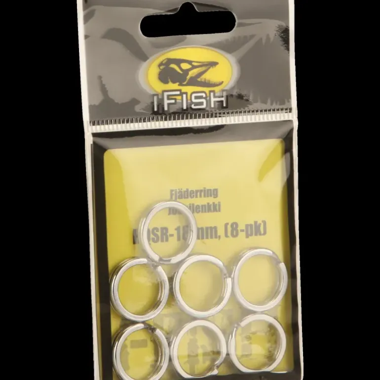 Fjäderring Hqsr-18mm, (8-pk) - Diverse Fiskeutrustning - Fjäderring Hqsr-18mm, (8-pk)