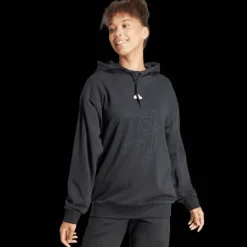 French Terry Print Hoodie, dam - Fritidströjor - French Terry Print Hoodie, dam