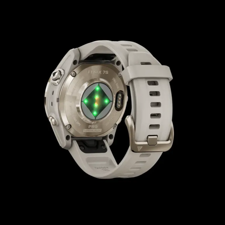 Garmin fenix 7S Pro – Sapphire Solar Edition, Soft Gold, GPS smartklocka, unisex - Pulsklocka - Garmin fenix 7S Pro – Sapphire Solar Edition, Soft Gold, GPS smartklocka, unisex