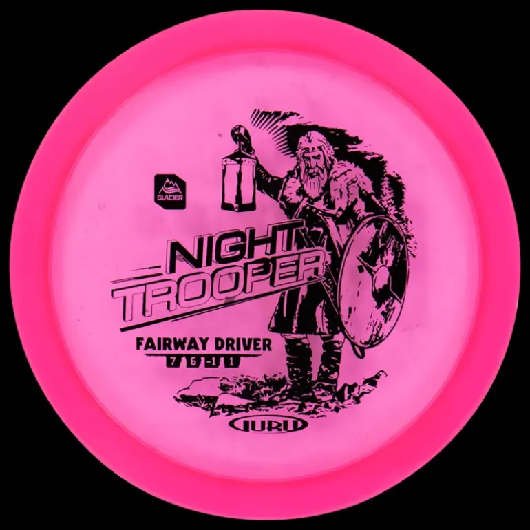 Glacier Line Driver Night Trooper, 170-175g, driver frisbeegolf - Discgolf - Glacier Line Driver Night Trooper, 170-175g, driver frisbeegolf