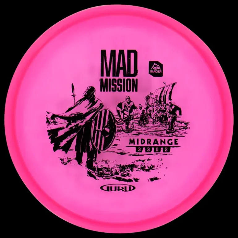 Glacier Line Midrange Mad Mission, 170-175g , midrange frisbeegolf - Discgolf - Glacier Line Midrange Mad Mission, 170-175g , midrange frisbeegolf