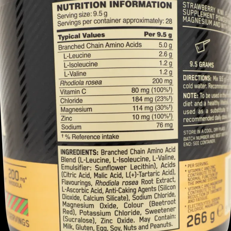 Gold Standard BCAA Train & Sustain 266 g - Aminosyror - Gold Standard BCAA Train & Sustain 266 g