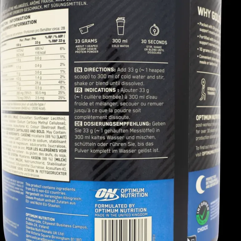 100 % Gold Standard Casein 908 g, proteinpulver - Proteiner - 100 % Gold Standard Casein 908 g, proteinpulver