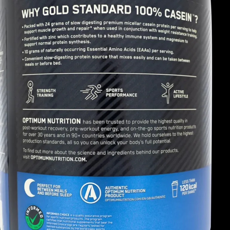 100 % Gold Standard Casein 908 g, proteinpulver - Proteiner - 100 % Gold Standard Casein 908 g, proteinpulver
