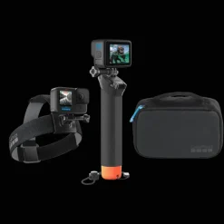 GoPro Adventure Kit 3.0, handgrepp + huvudband - Camera accessories - GoPro Adventure Kit 3.0, handgrepp + huvudband