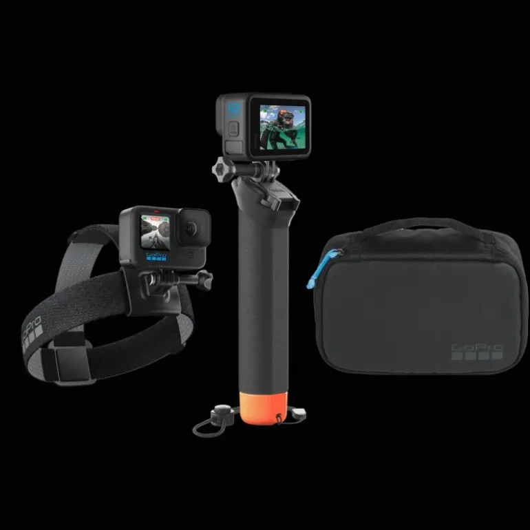 GoPro Adventure Kit 3.0, handgrepp + huvudband - Camera accessories - GoPro Adventure Kit 3.0, handgrepp + huvudband